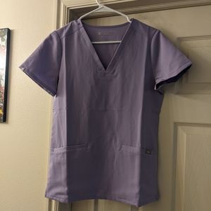 FIGS Lavender dew XS scrub top brand new